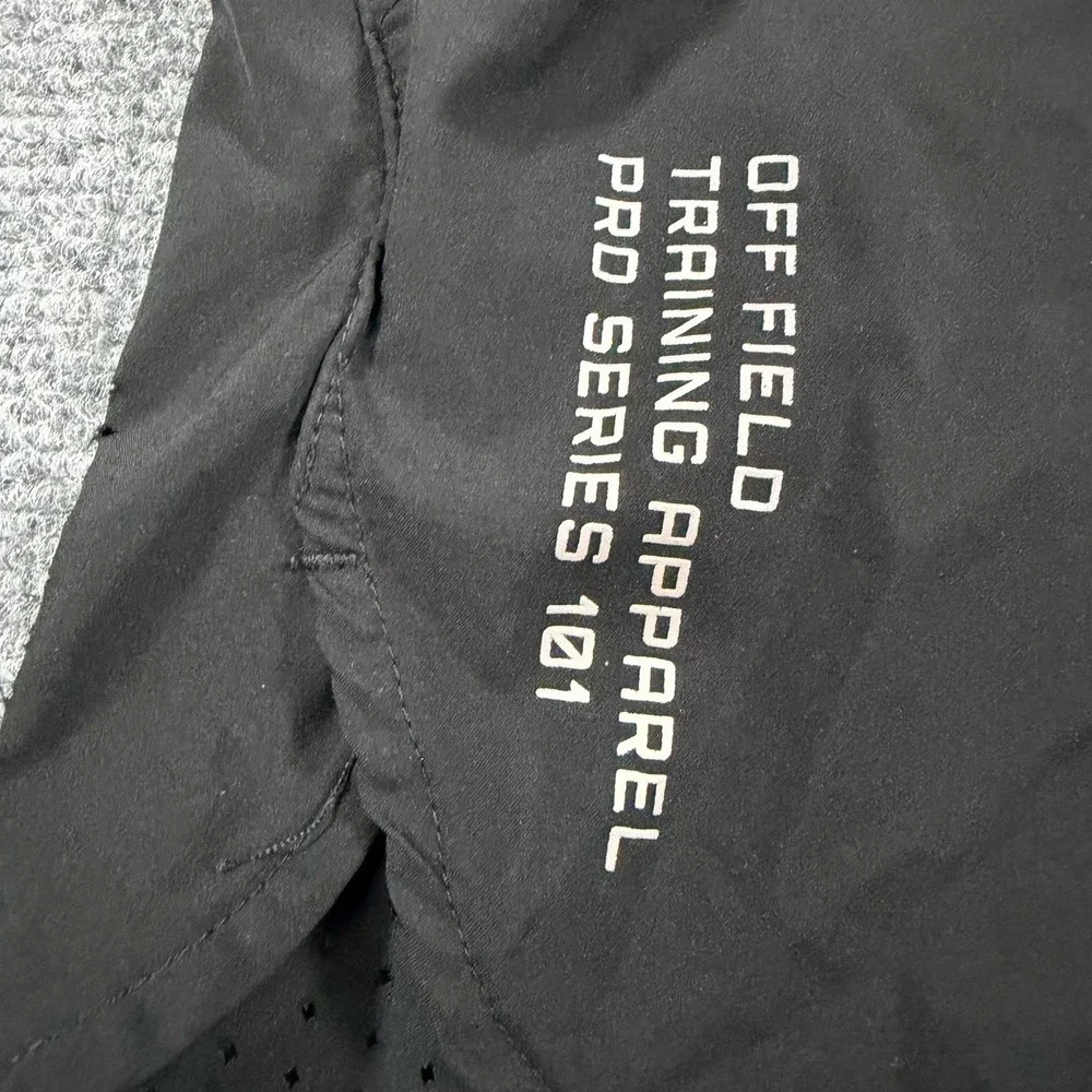 Baseball Lifestyle 101 Shorts Mens Small Black Athletic Drawstring